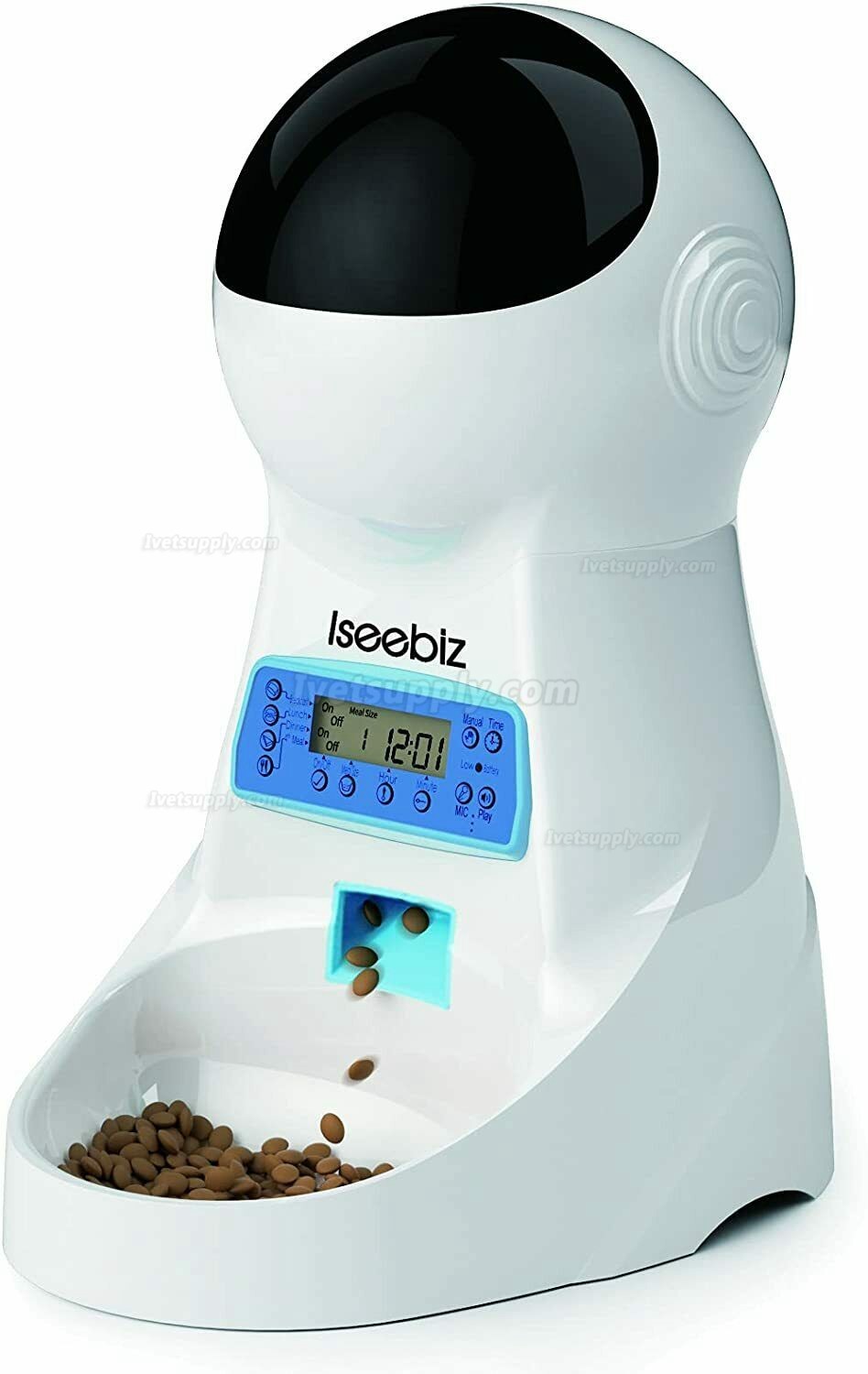 Automatic 3L Pet Cat Dog Timed Feeder Food Dispenser Bowl Portion Control